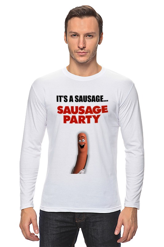 Printio Лонгслив Sausage party - полный расколбас! printio футболка с полной запечаткой для мальчиков sausage party полный расколбас