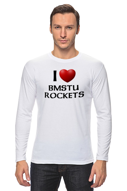 Printio Лонгслив Bmstu rockets original fun edition printio футболка wearcraft premium slim fit bmstu rockets original fun edition