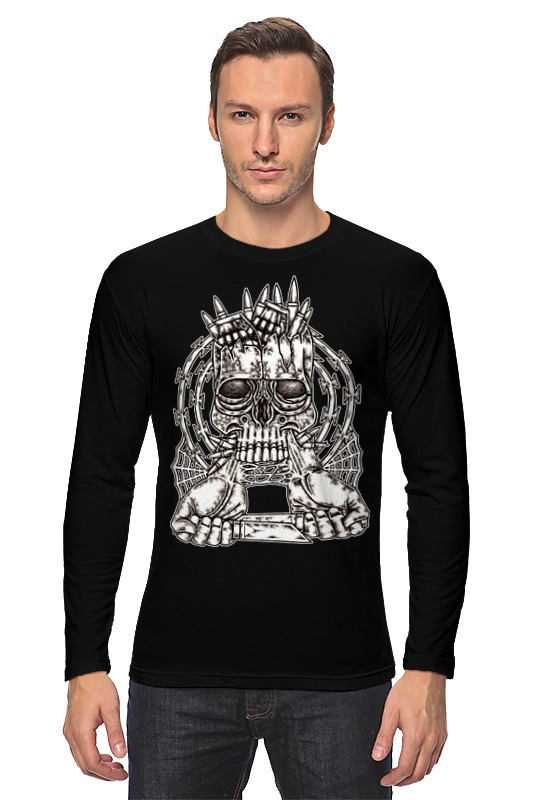 Printio Лонгслив Skull art