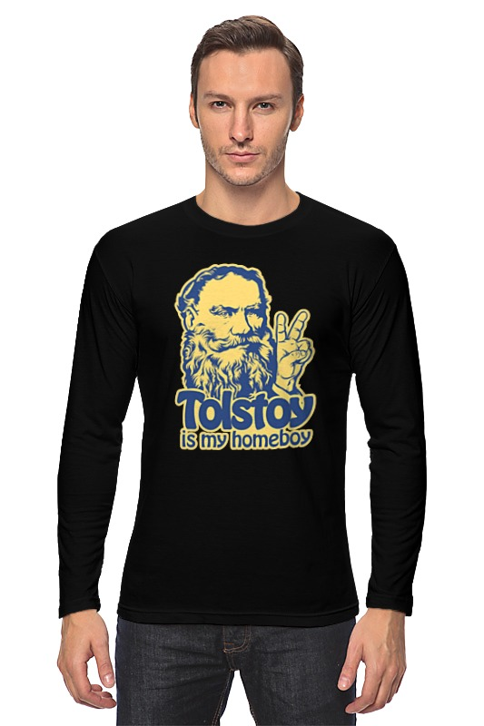 Printio Лонгслив Толстой мой кориш! толстой лев николаевич христианство и патриотизм