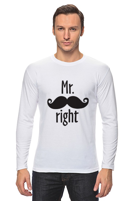 Printio Лонгслив Mr. right printio сумка mr right