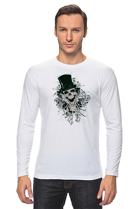 Printio Лонгслив Skull man