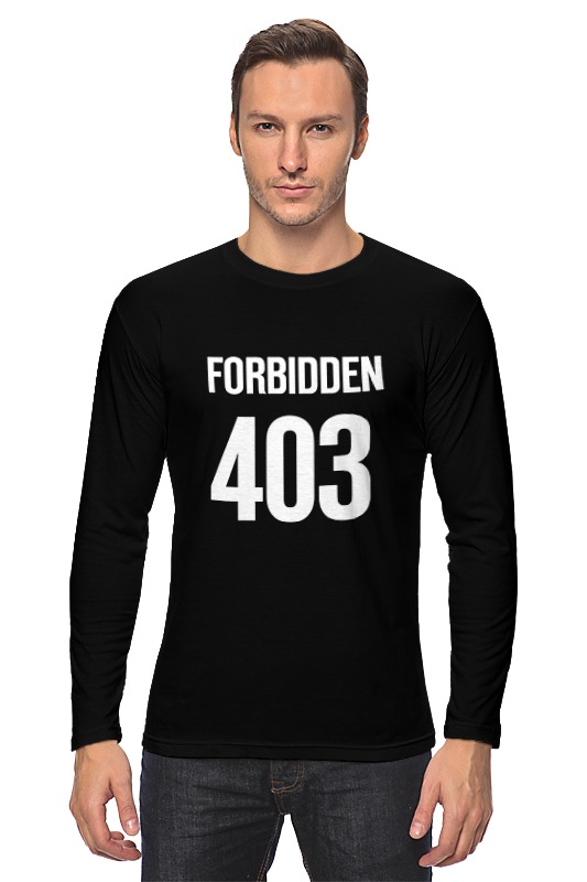 Printio Лонгслив 403 forbidden