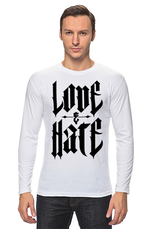 Printio Лонгслив От любви до ненависти printio футболка классическая от любви до ненависти