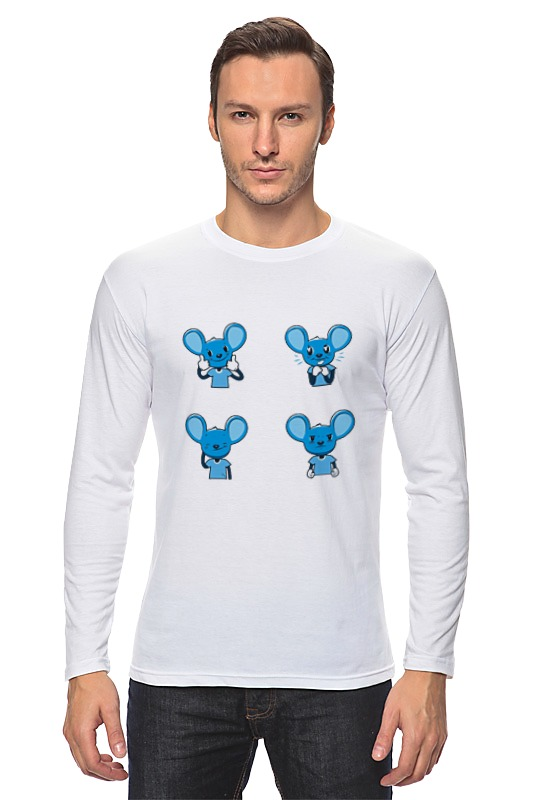 Printio Лонгслив Mouse dan printio футболка классическая mouse dan