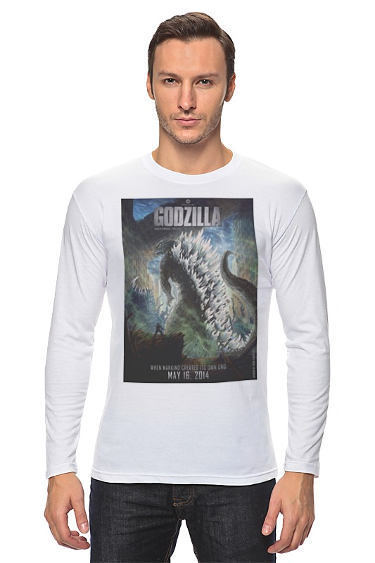 Printio Лонгслив Godzilla / годзилла printio футболка классическая годзилла godzilla