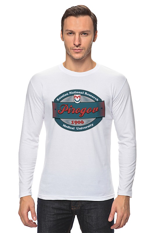 Printio Лонгслив Мужская ргму пирогова printio футболка wearcraft premium мужская ргму пирогова