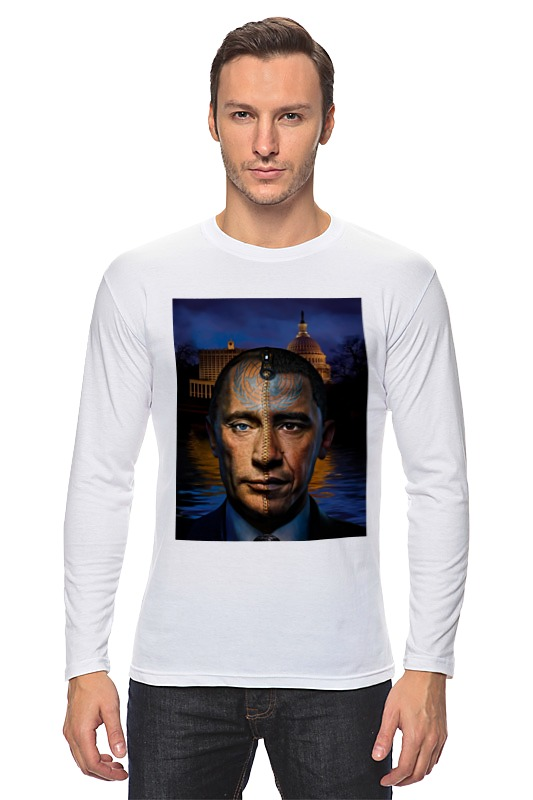 Printio Лонгслив Путин vs обама printio футболка wearcraft premium путин vs обама
