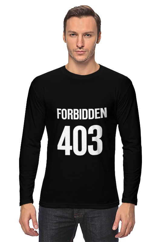 Printio Лонгслив 403 forbidden