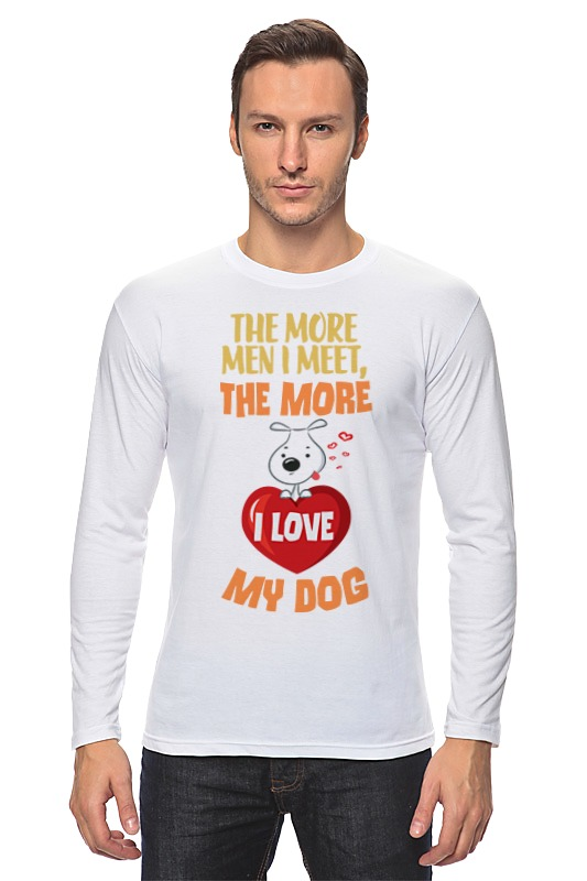 Printio Лонгслив Я люблю свою собаку printio футболка для собак я люблю свою собаку