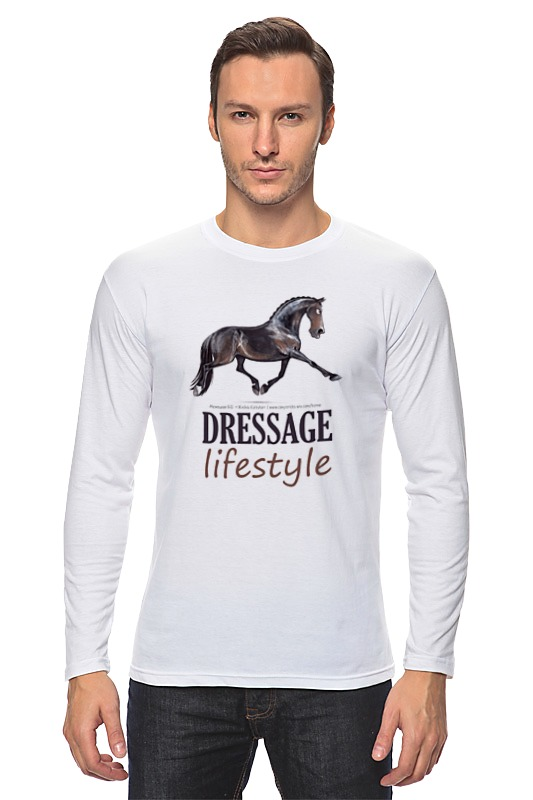 Printio Лонгслив Dressage lifestyle printio футболка классическая dressage lifestyle