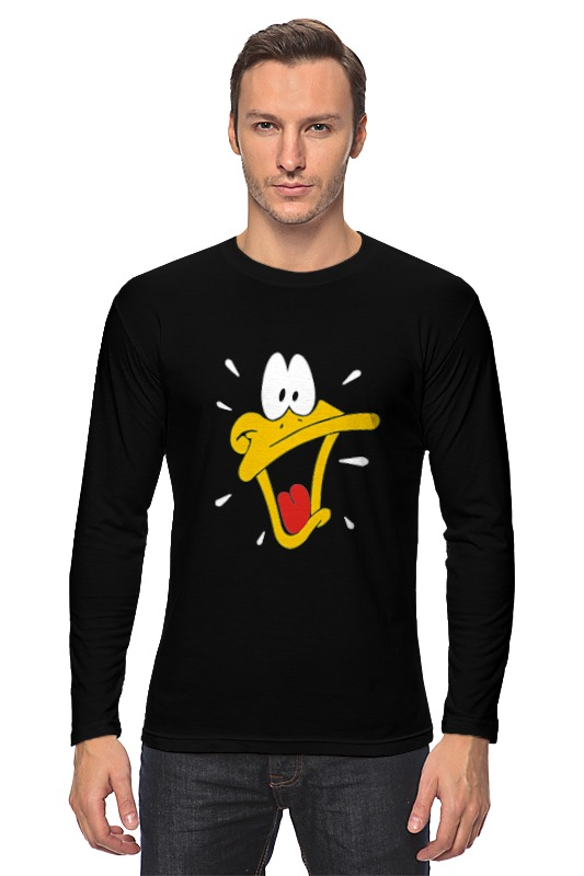 Printio Лонгслив Daffy duck игра для sega daffy duck in hollywood