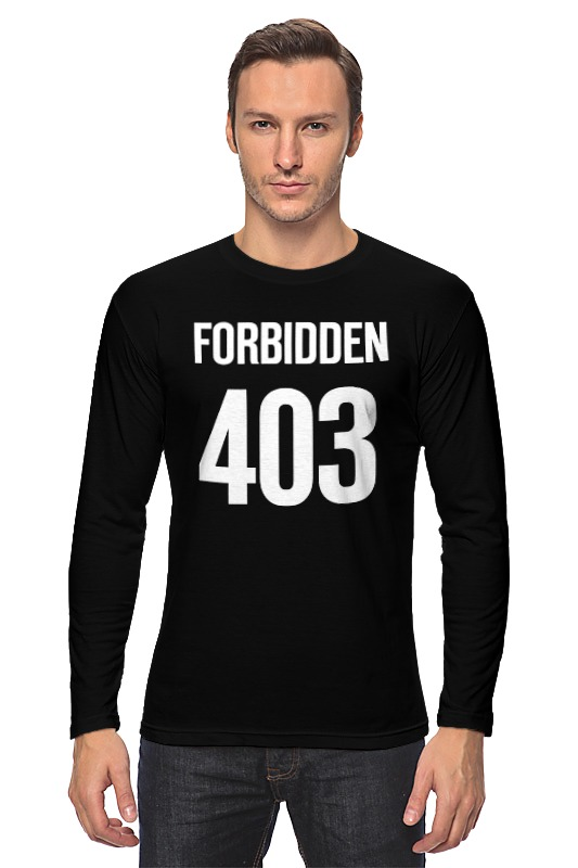 Printio Лонгслив 403 forbidden