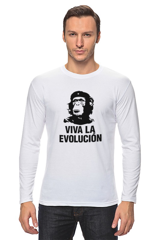 Printio Лонгслив Viva la evolucion printio сумка viva la evolucion