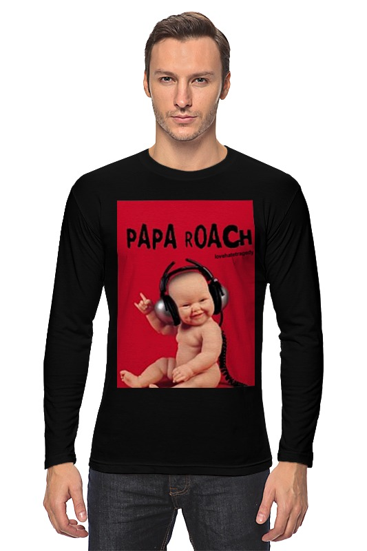 Printio Лонгслив Papa roach - lovehate tragedy album printio футболка классическая papa roach lovehate tragedy album