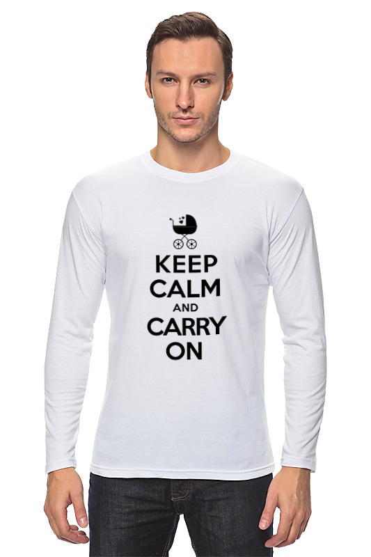 Printio Лонгслив Keep calm & carry on