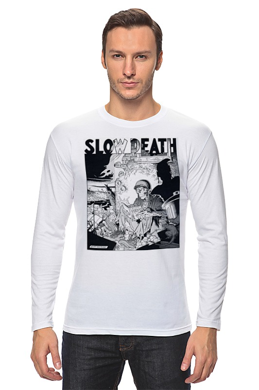 Printio Лонгслив Slow death t-shirt printio футболка классическая slow death t shirt