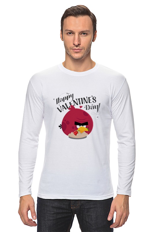 Printio Лонгслив Valentine t-shirt 3 printio шоколадка 3 5×3 5 см happy valentine s day