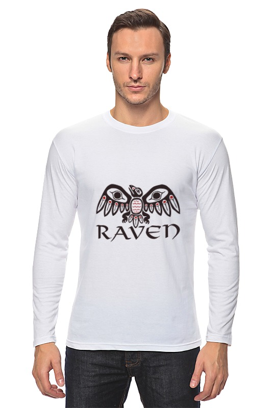 цена Printio Лонгслив Raven brand