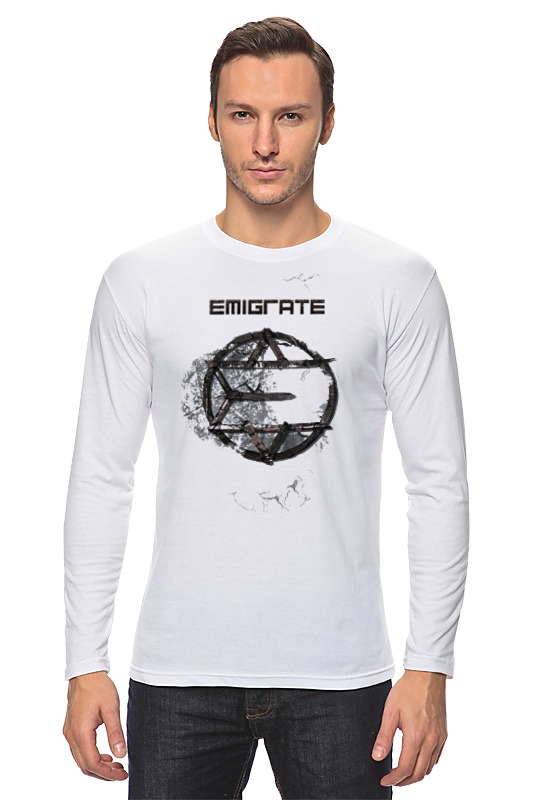 Printio Лонгслив Emigrate silent so long printio футболка wearcraft premium emigrate silent so long