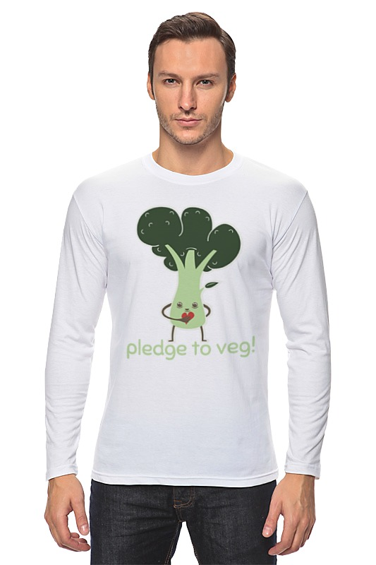 Printio Лонгслив Pledge to veg