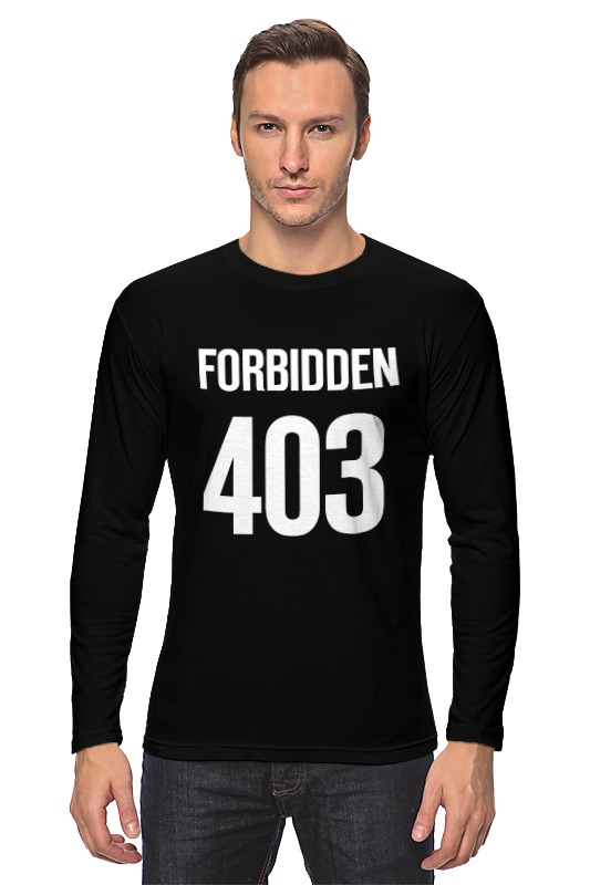 Printio Лонгслив 403 forbidden