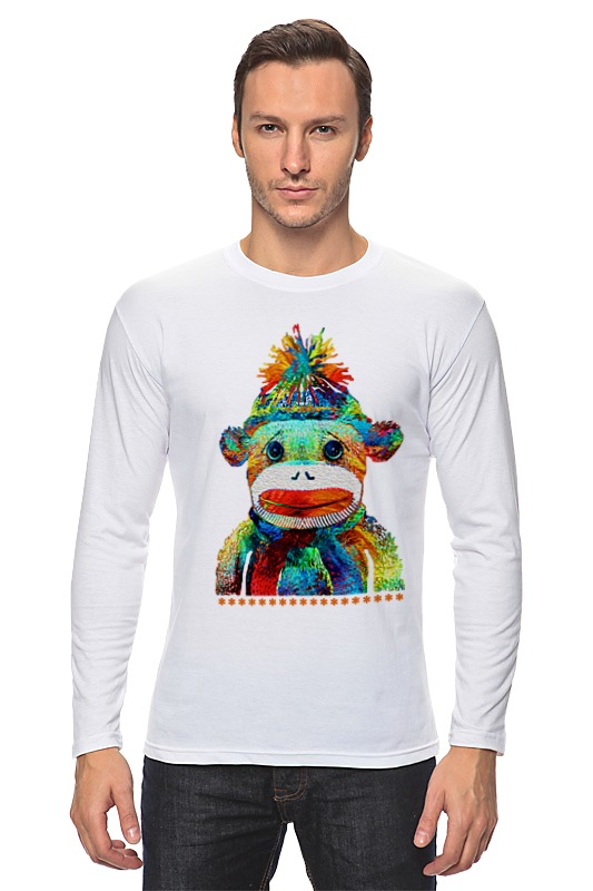 Printio Лонгслив Обезьяна. символ 2016 года printio футболка wearcraft premium обезьяна символ 2016 года