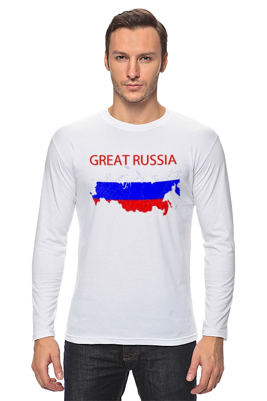 Printio Лонгслив Great russia 9 printio футболка классическая great russia 9