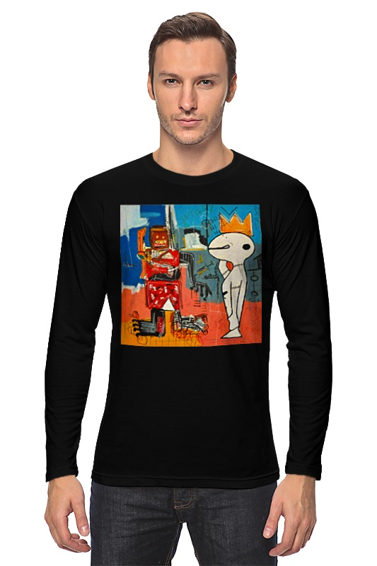 Printio Лонгслив Basquiat/жан-мишель баския printio футболка wearcraft premium slim fit basquiat жан мишель баския