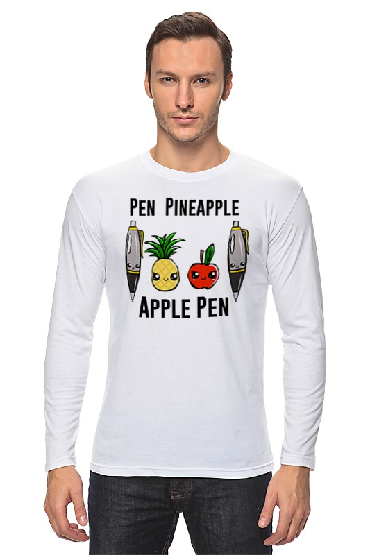 Printio Лонгслив Pen pineapple apple pen