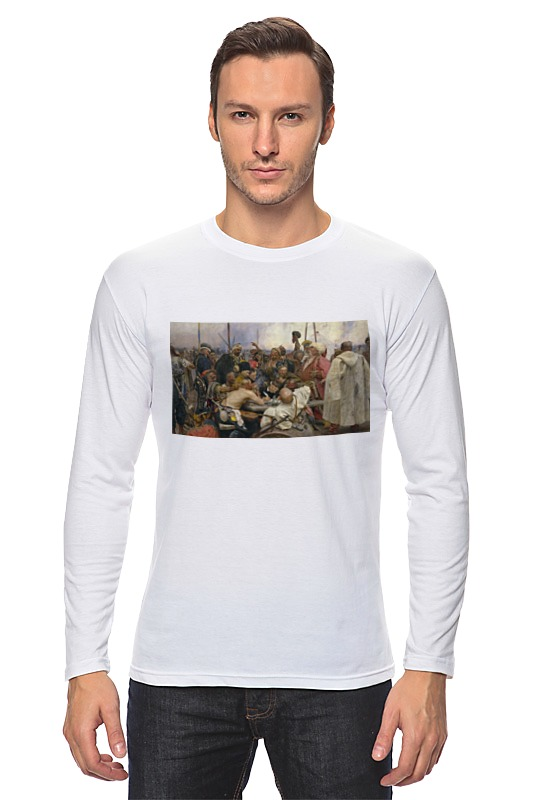 Printio Лонгслив Запорожцы (картина репина) printio футболка классическая запорожцы картина репина