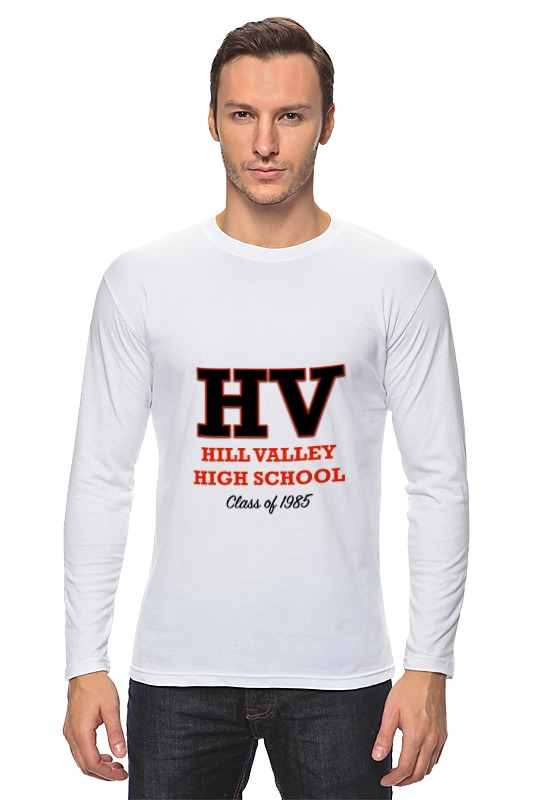 Printio Лонгслив Hill valley high school'85 printio футболка wearcraft premium hill valley high school 85