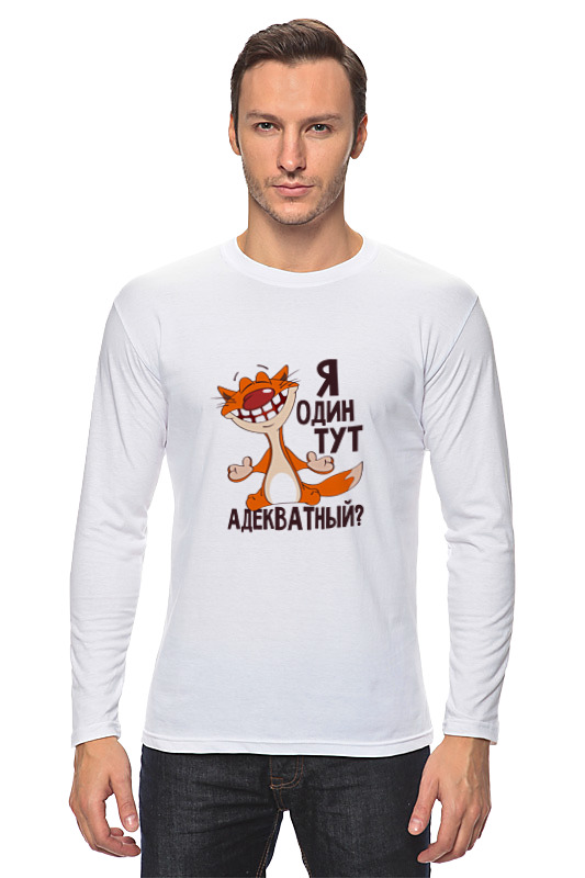 Printio Лонгслив Адекватный