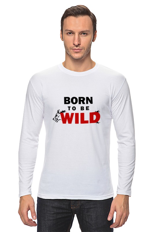 Printio Лонгслив Born to be wild