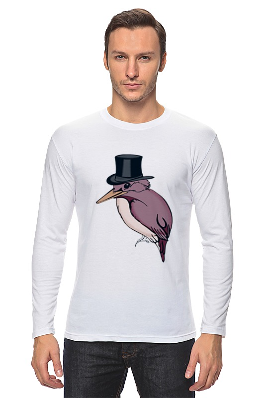 Printio Лонгслив Hipster bird printio футболка классическая hipster bird