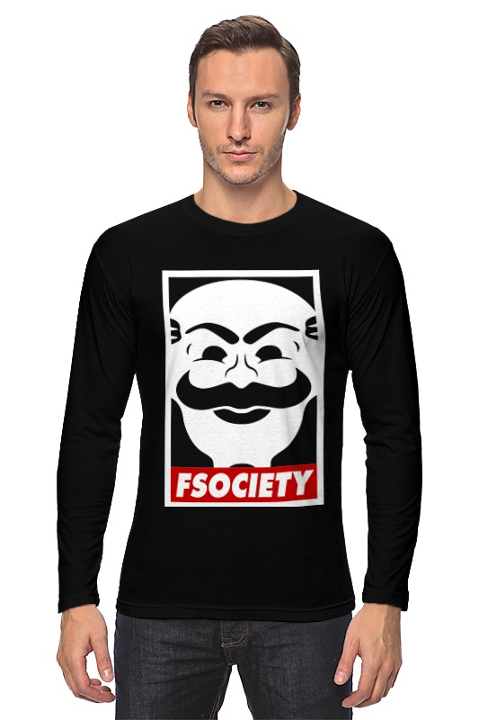 Printio Лонгслив Мистер робот. fsociety