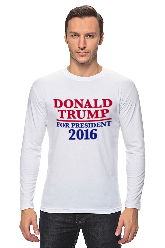 Printio Лонгслив Donald trump 2016 printio футболка классическая donald trump 2016