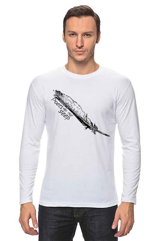 Printio Лонгслив Поэты не спят