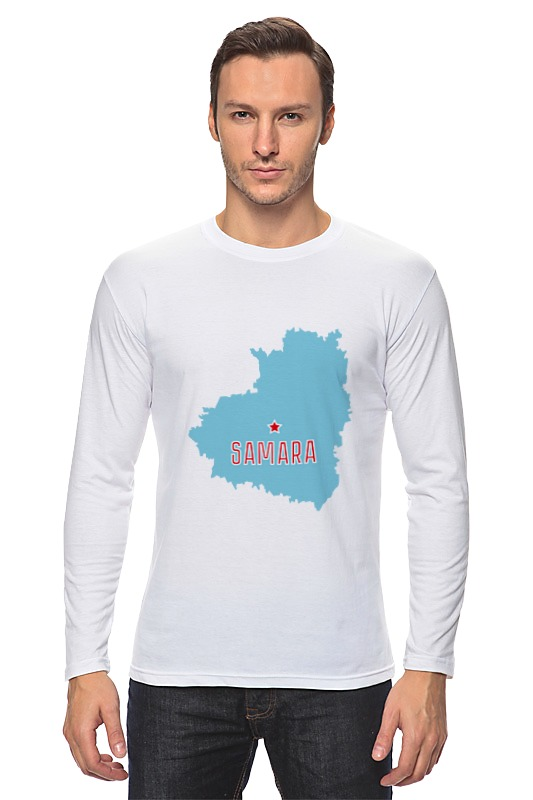 Printio Лонгслив Самарская область. самара футболка printio 2194545 самарская область самара размер s цвет белый