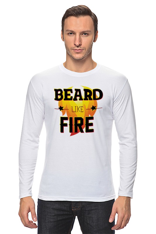 Printio Лонгслив Beard like fire