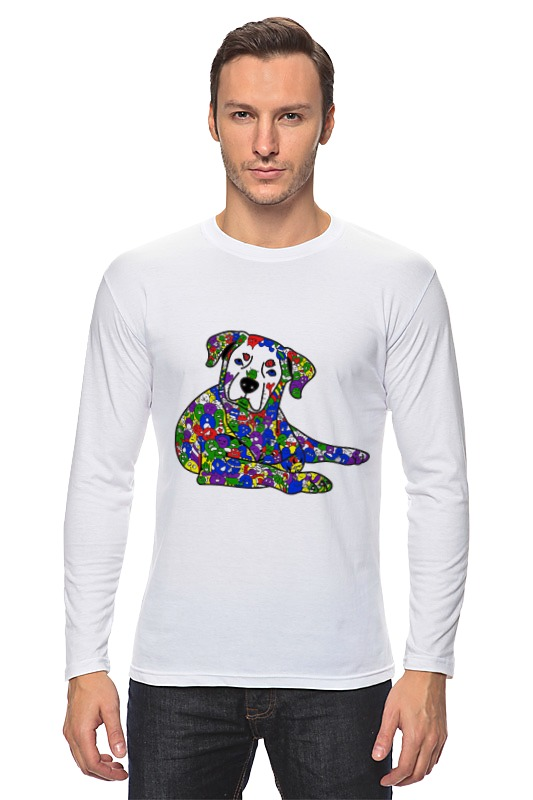 Printio Лонгслив Собака из дудл монстров printio футболка wearcraft premium собака из дудл монстров