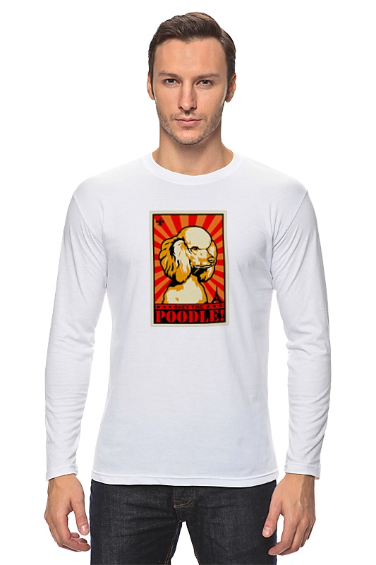 Printio Лонгслив Собака: poodle printio футболка классическая собака poodle