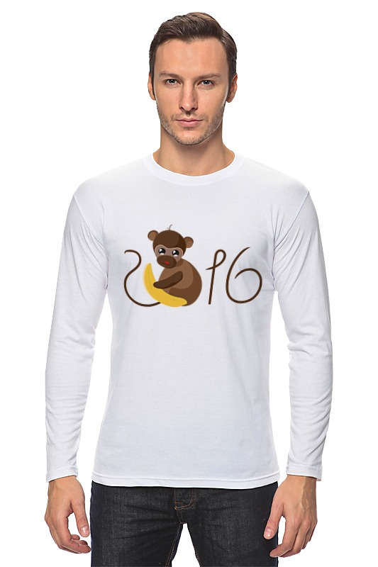 Printio Лонгслив Обезьянка биззи 2016 printio футболка классическая обезьянка биззи 2016