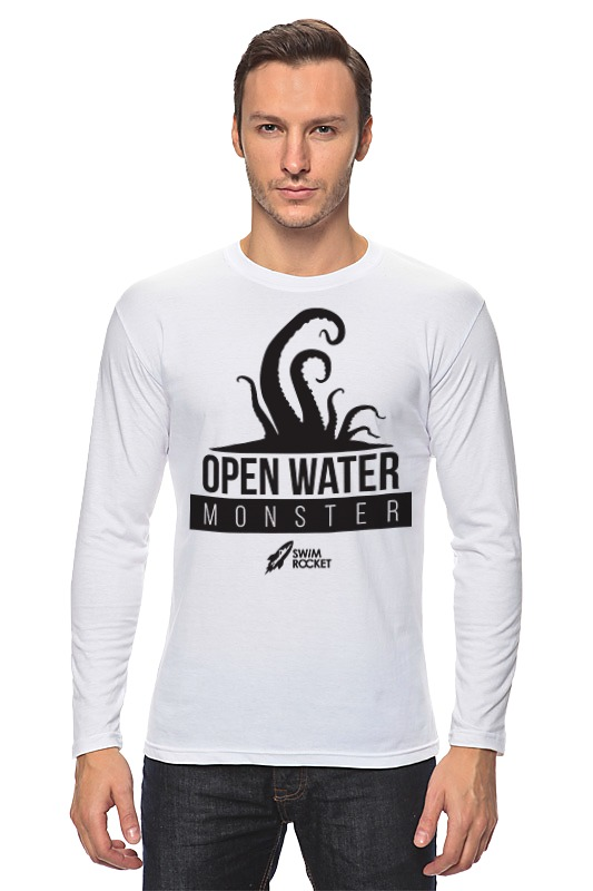 Printio Лонгслив Open water monster printio футболка классическая open water monster