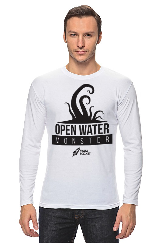 Printio Лонгслив Open water monster