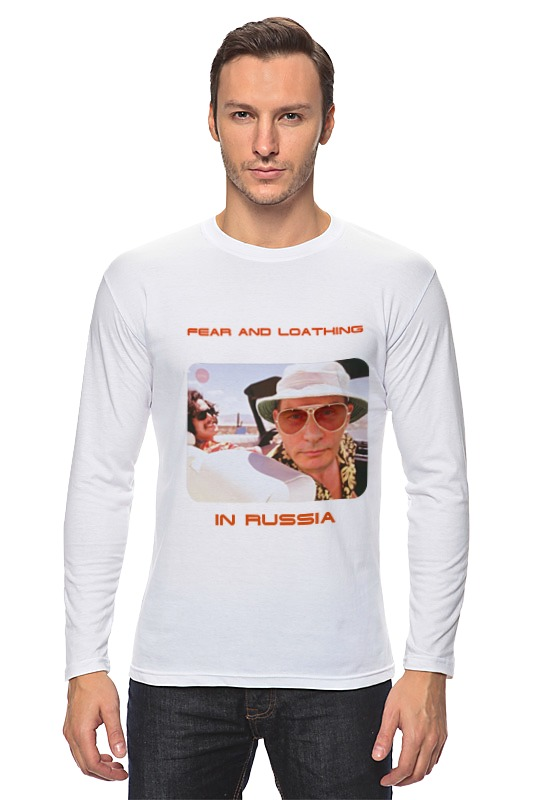 Printio Лонгслив Fear and loathing printio толстовка wearcraft premium унисекс fear and loathing