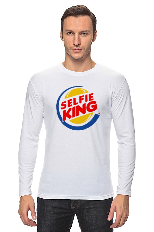 Printio Лонгслив Король селфи (selfie king) лонгслив printio король селфи selfie king