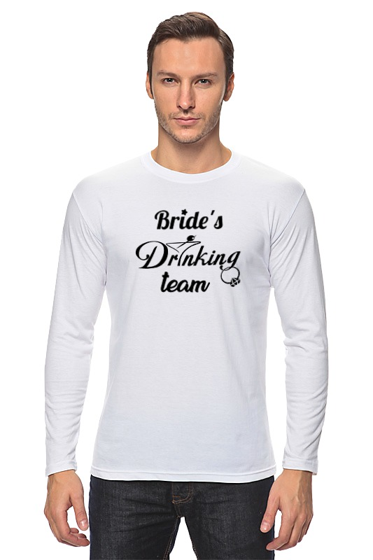 Printio Лонгслив Bride’s drinking team printio футболка wearcraft premium bride’s drinking team