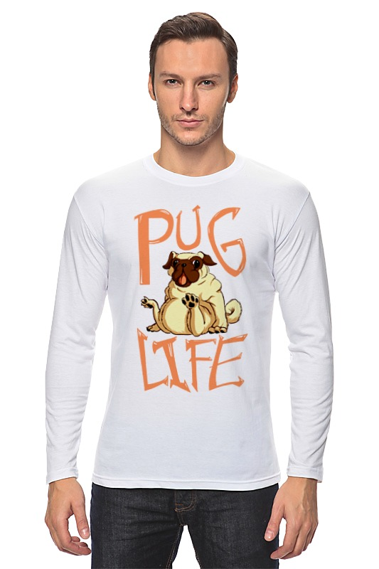 Printio Лонгслив Pug life printio лонгслив pug life