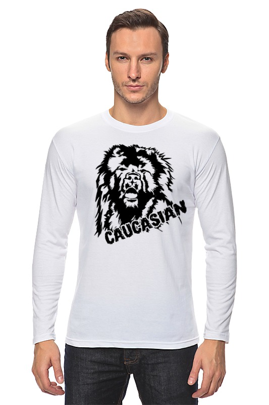 Printio Лонгслив Кавказская овчарка, кавказец